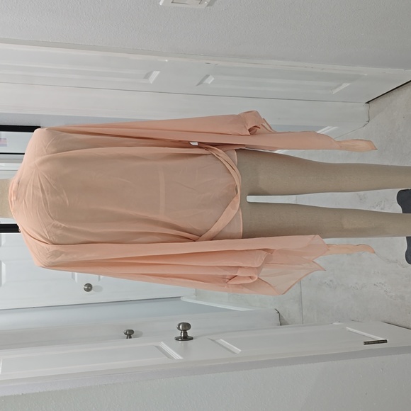 โจ Boho Embellished Sheer Tunic Top โ Delicate Embroidery & Rhinestones โจ - Picture 8 of 8